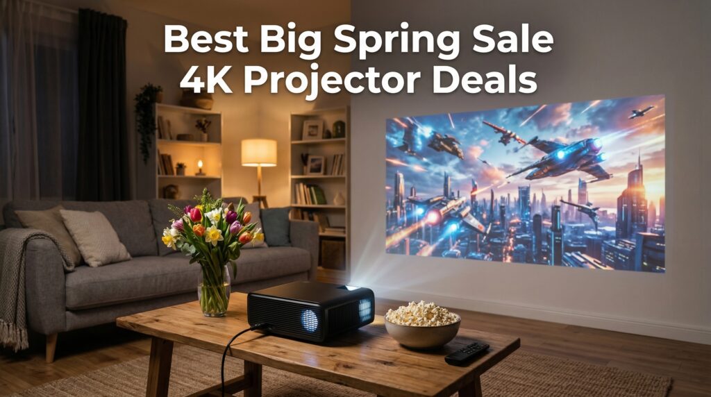 Current image: Best Big Spring Sale 4K Projector Deals on Amazon
