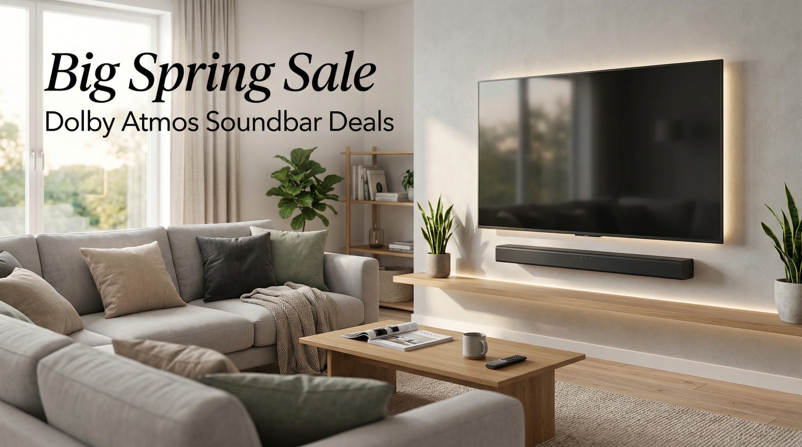 Best Big Spring Sale Dolby Atmos Soundbar Deals on Amazon