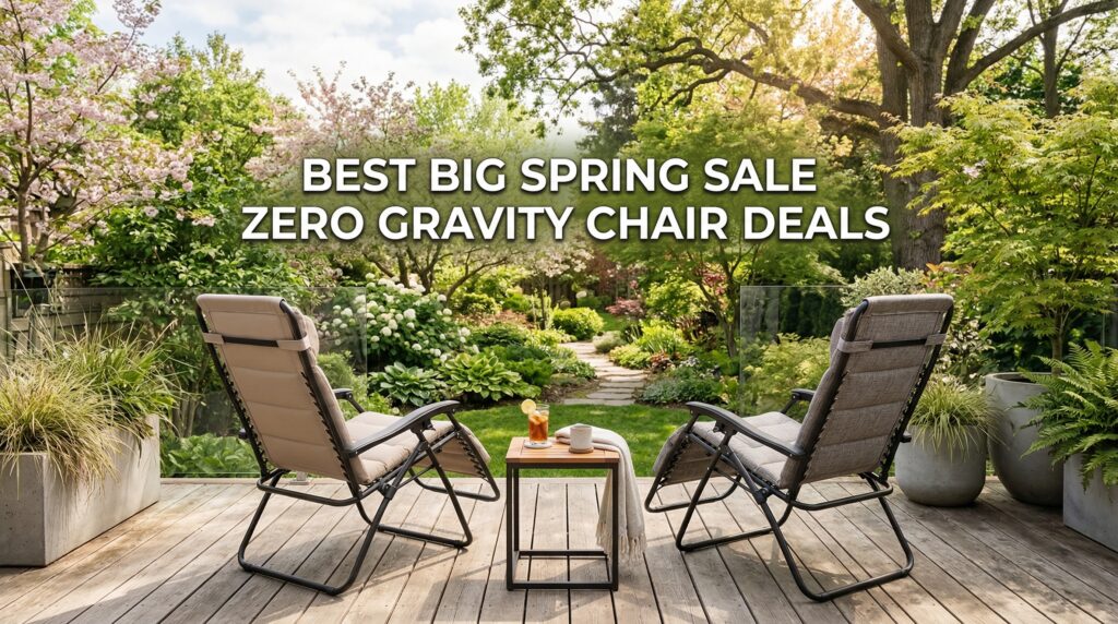Current image: Best Big Spring Sale Zero Gravity Chair Deals on Amazon