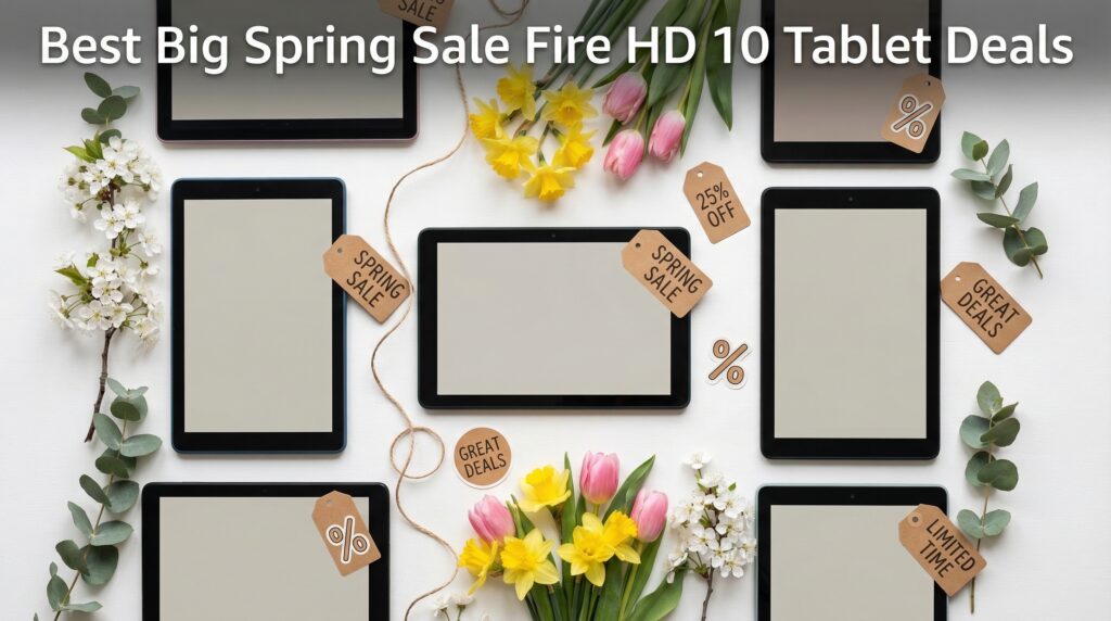 Current image: Best Big Spring Sale Fire HD 10 Tablet Deals on Amazon