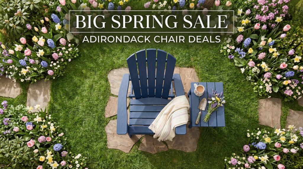 Current image: Best Big Spring Sale Adirondack Chair Deals on Amazon