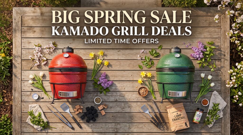 Current image: Best Big Spring Sale Kamado Grill Deals on Amazon