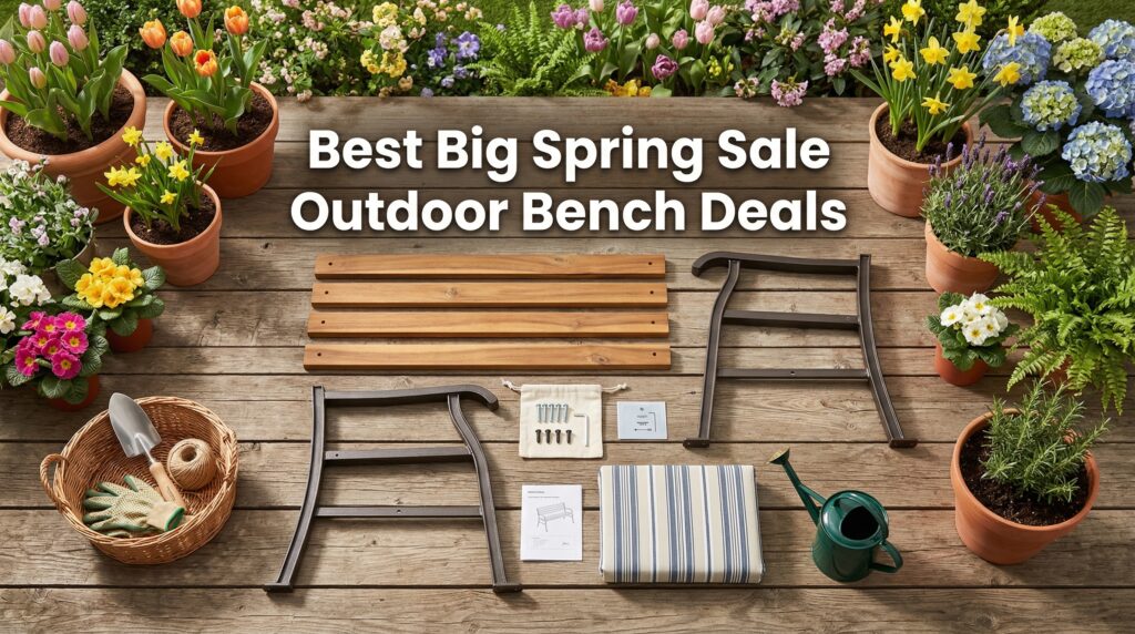 Current image: Best Big Spring Sale Outdoor Bench Deals on Amazon