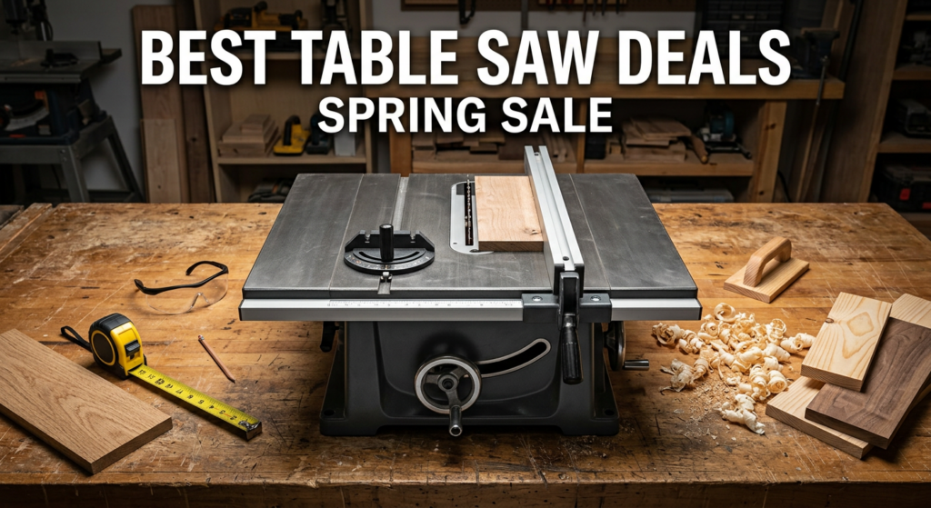 Current image: Best Big Spring Sale Table Saw Deals on Amazon