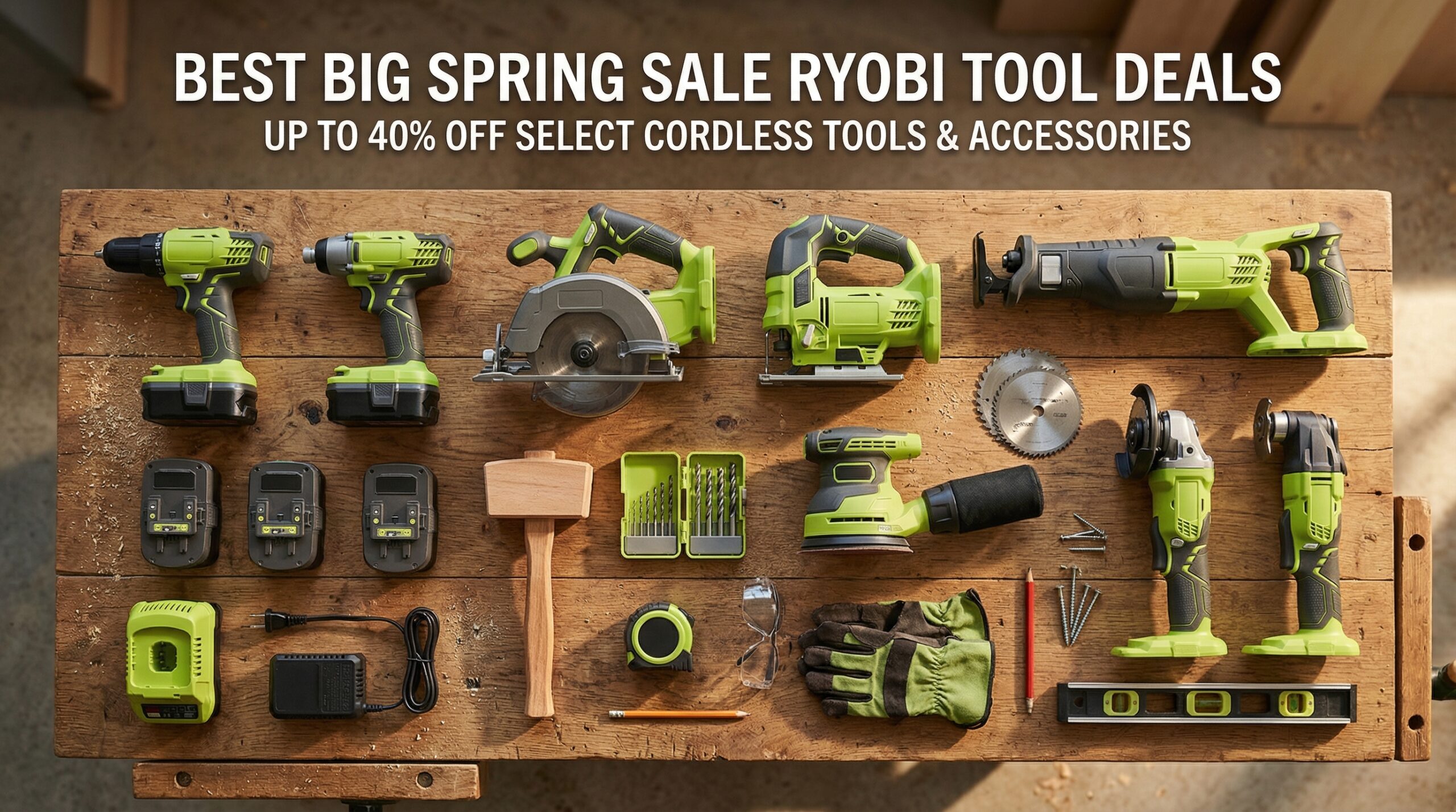 Best Big Spring Sale Ryobi Tool Deals on Amazon