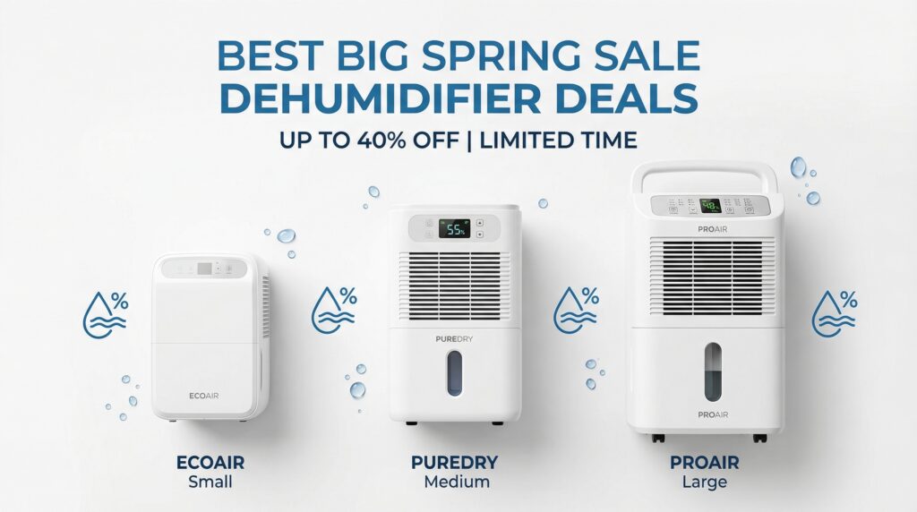Current image: Best Big Spring Sale Dehumidifier Deals on Amazon