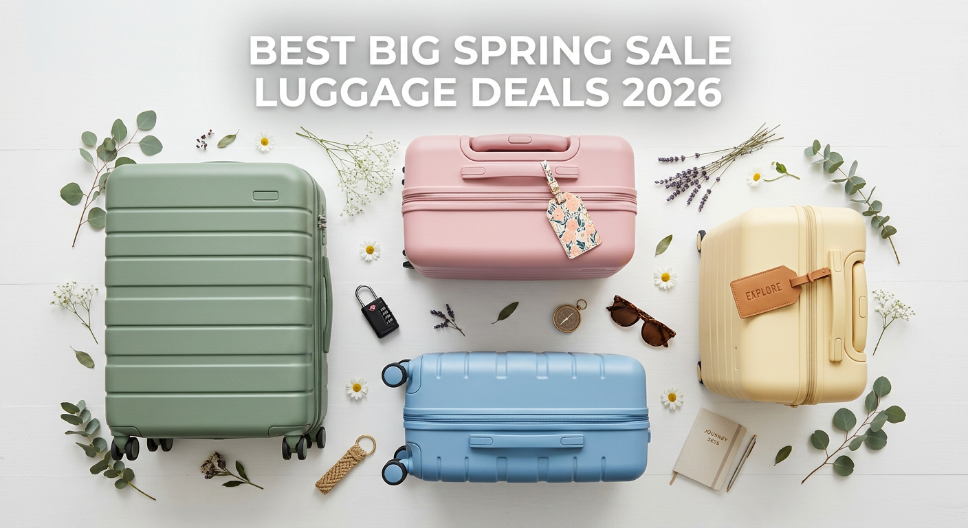 Best Big Spring Sale Checked Luggage Deals on Amazon