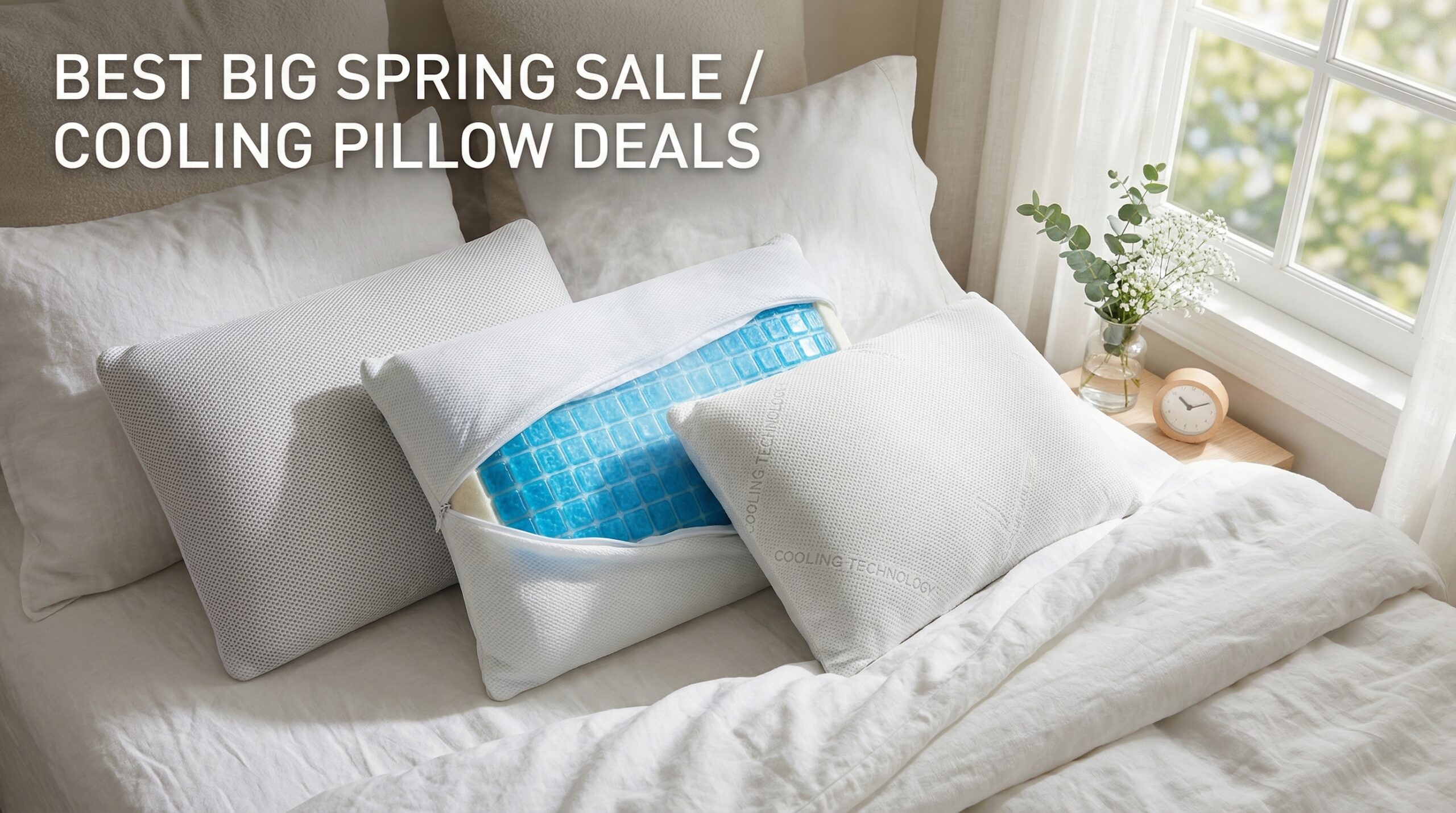 Best Big Spring Sale Cooling Pillow Deals on Amazon