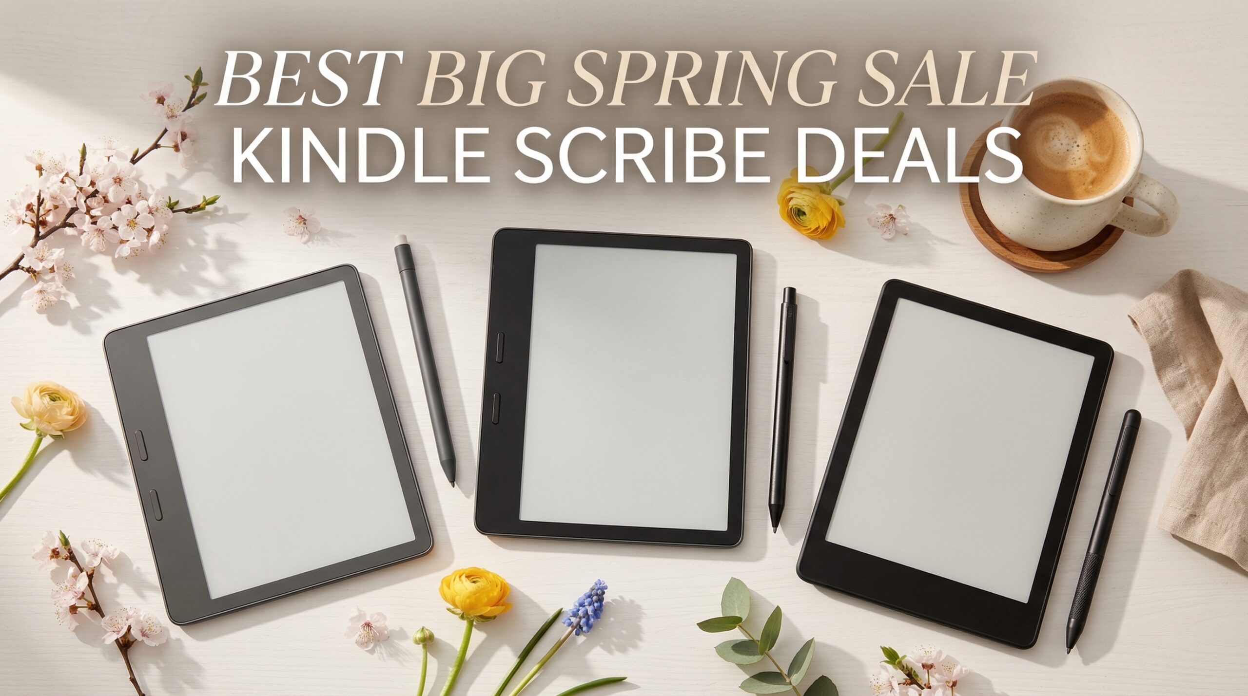 Best Big Spring Sale Kindle Scribe Deals on Amazon
