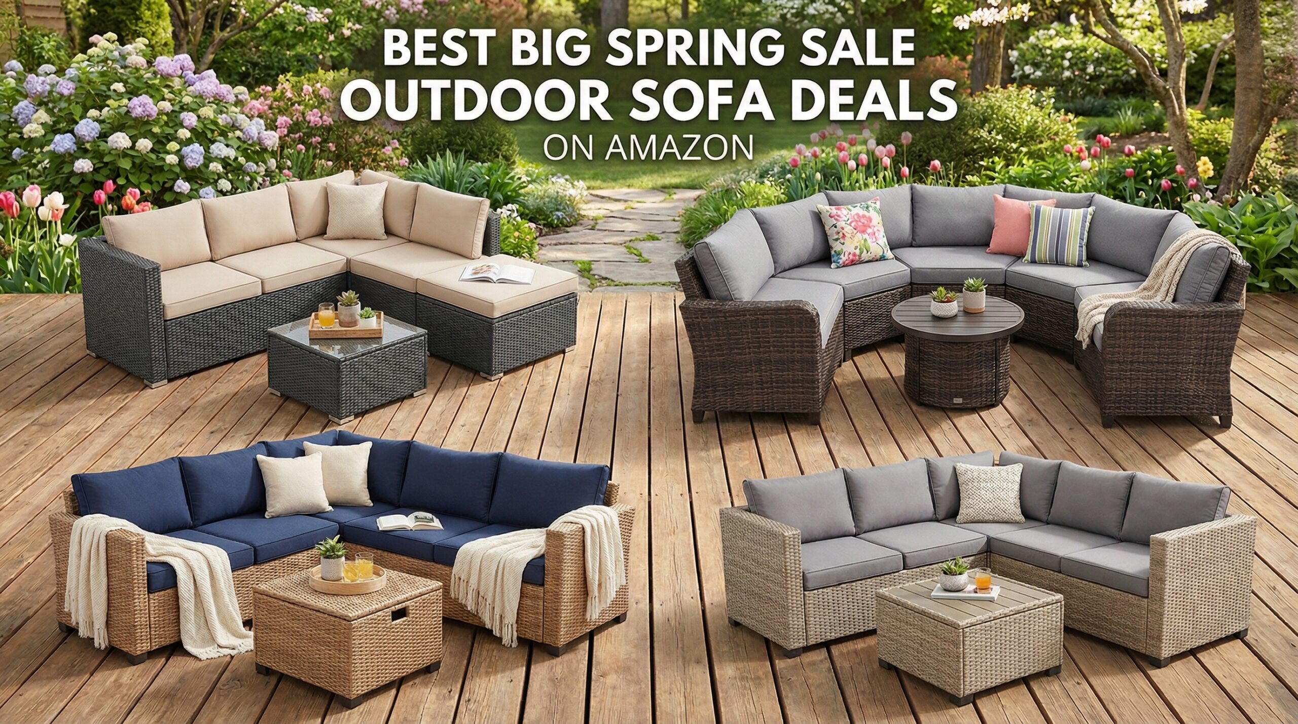 Best Big Spring Sale Outdoor Sofa Deals on Amazon