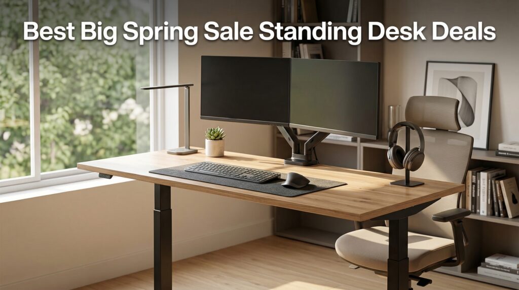 Current image: Best Big Spring Sale Standing Desk Deals on Amazon
