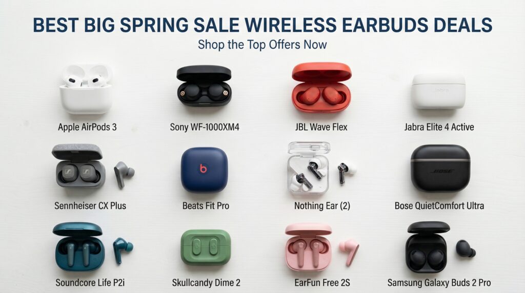 Current image: Best Big Spring Sale Wireless Earbuds Deals on Amazon