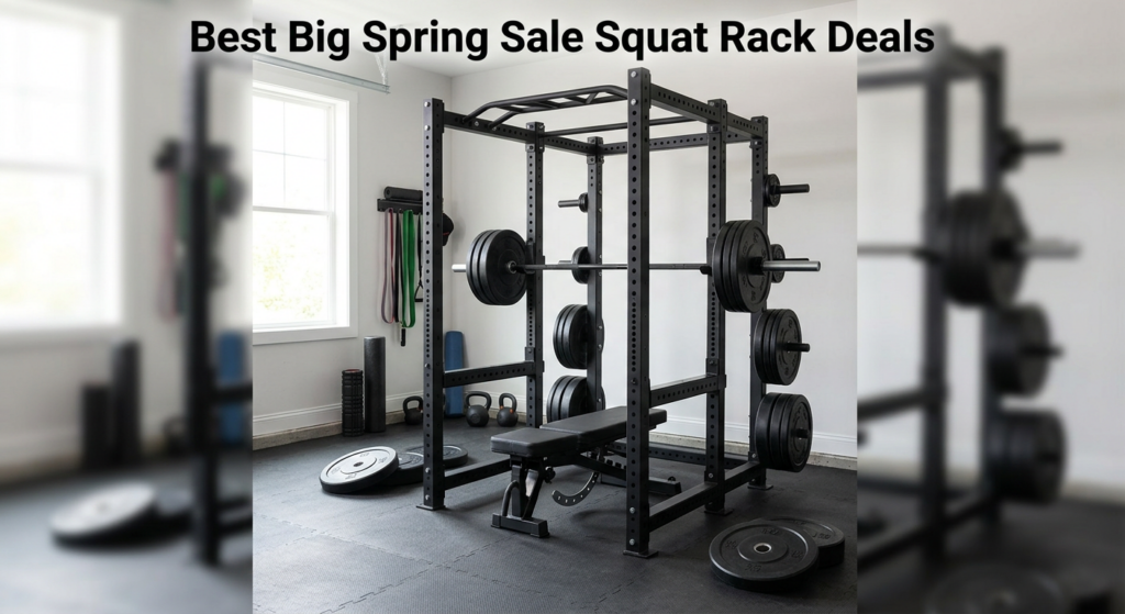 Current image: Best Big Spring Sale Squat Rack Deals on Amazon
