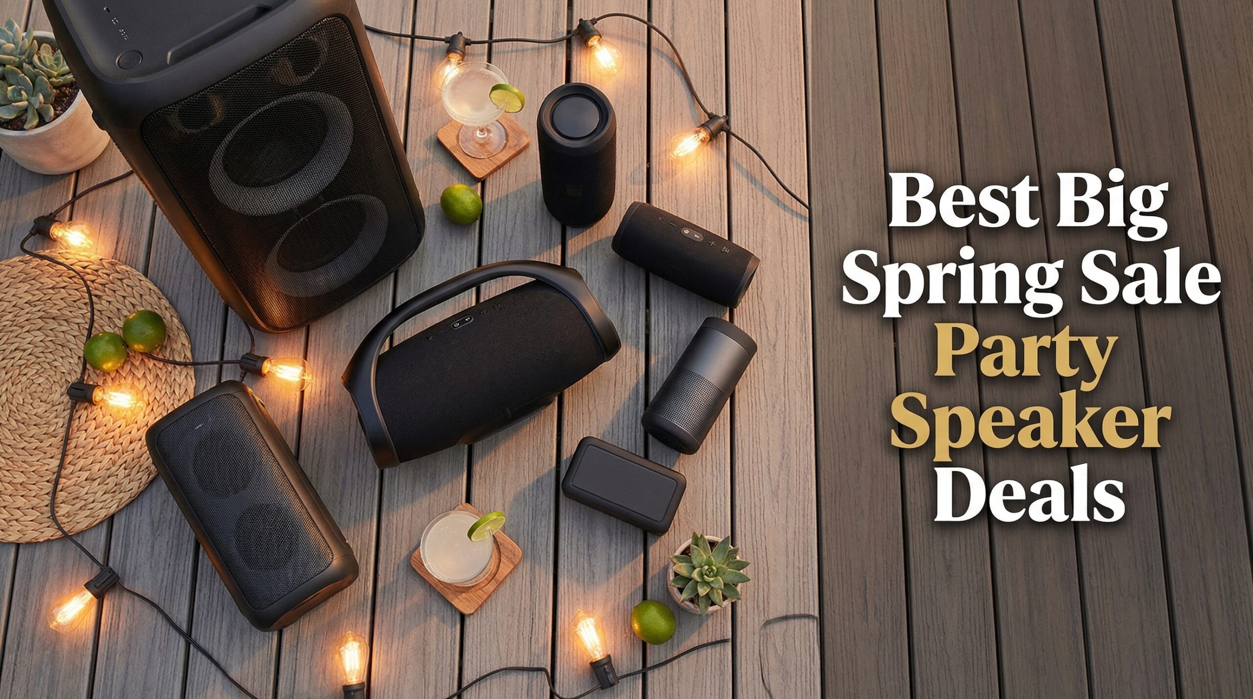 Best Big Spring Sale Party Speaker Deals on Amazon