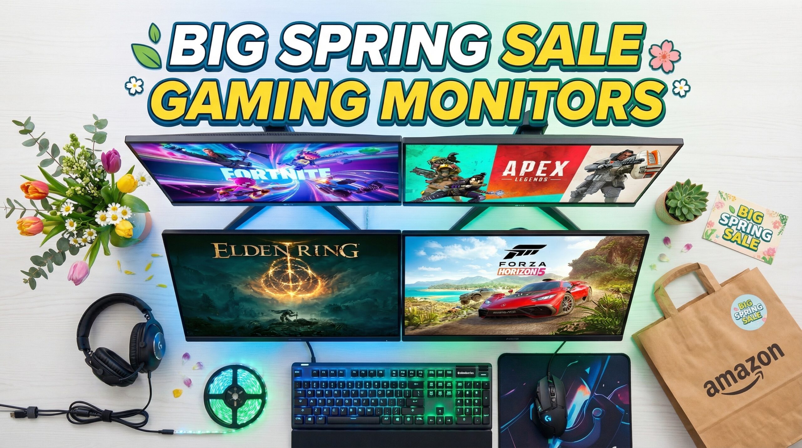 Best Big Spring Sale Gaming Monitor Deals on Amazon