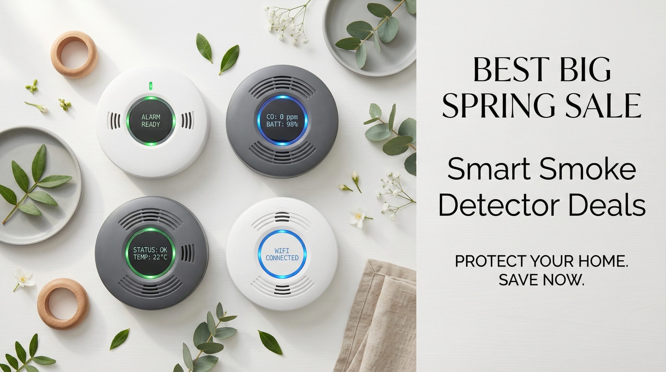 Best Big Spring Sale Smart Smoke Detector Deals on Amazon