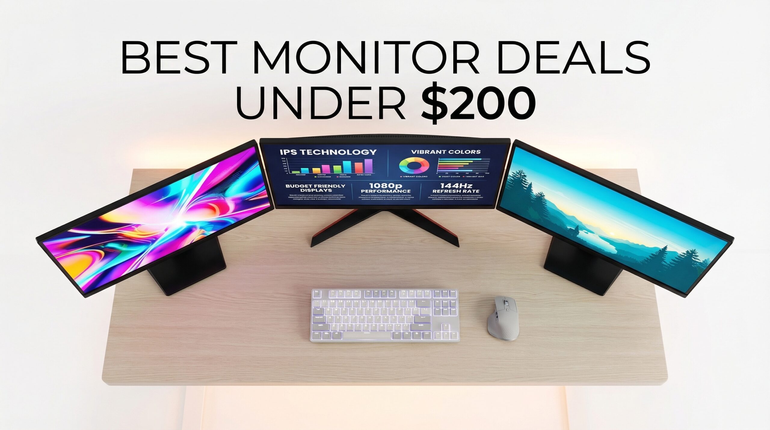 Best Big Spring Sale Monitor Under $200 Deals on Amazon