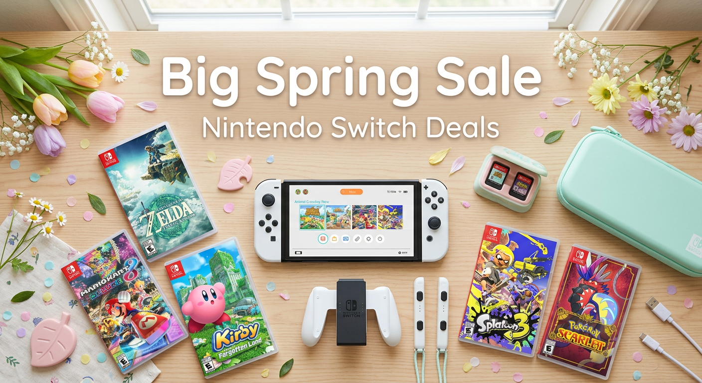 Best Big Spring Sale Nintendo Switch Deals on Amazon
