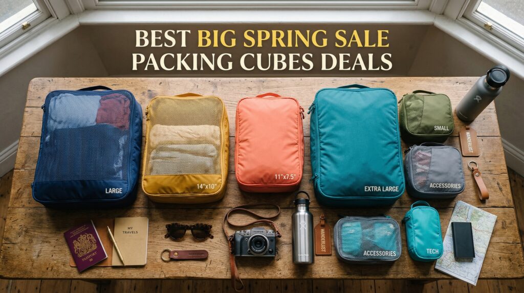 Current image: Best Big Spring Sale Packing Cubes Deals on Amazon