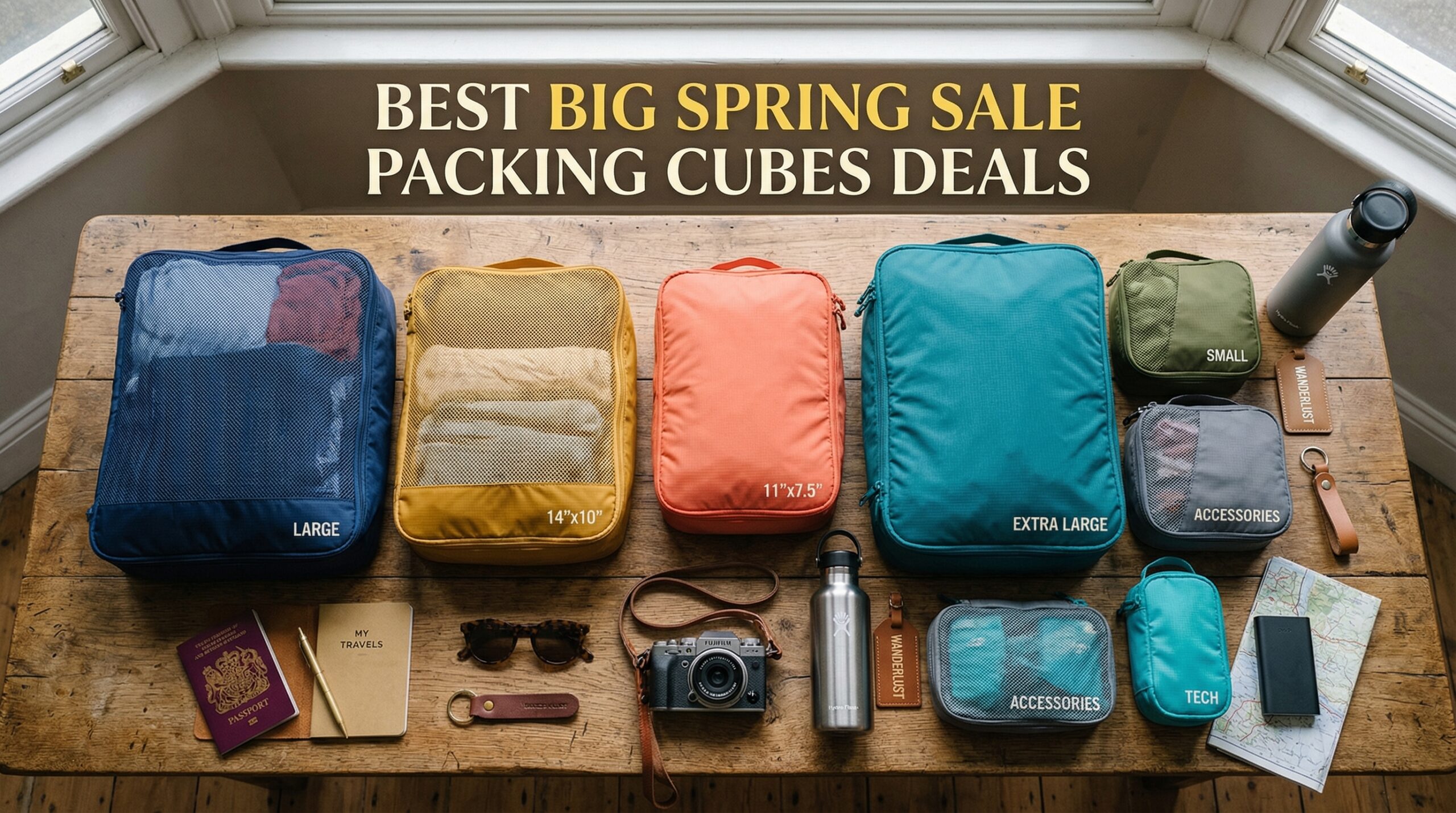 Best Big Spring Sale Packing Cubes Deals on Amazon