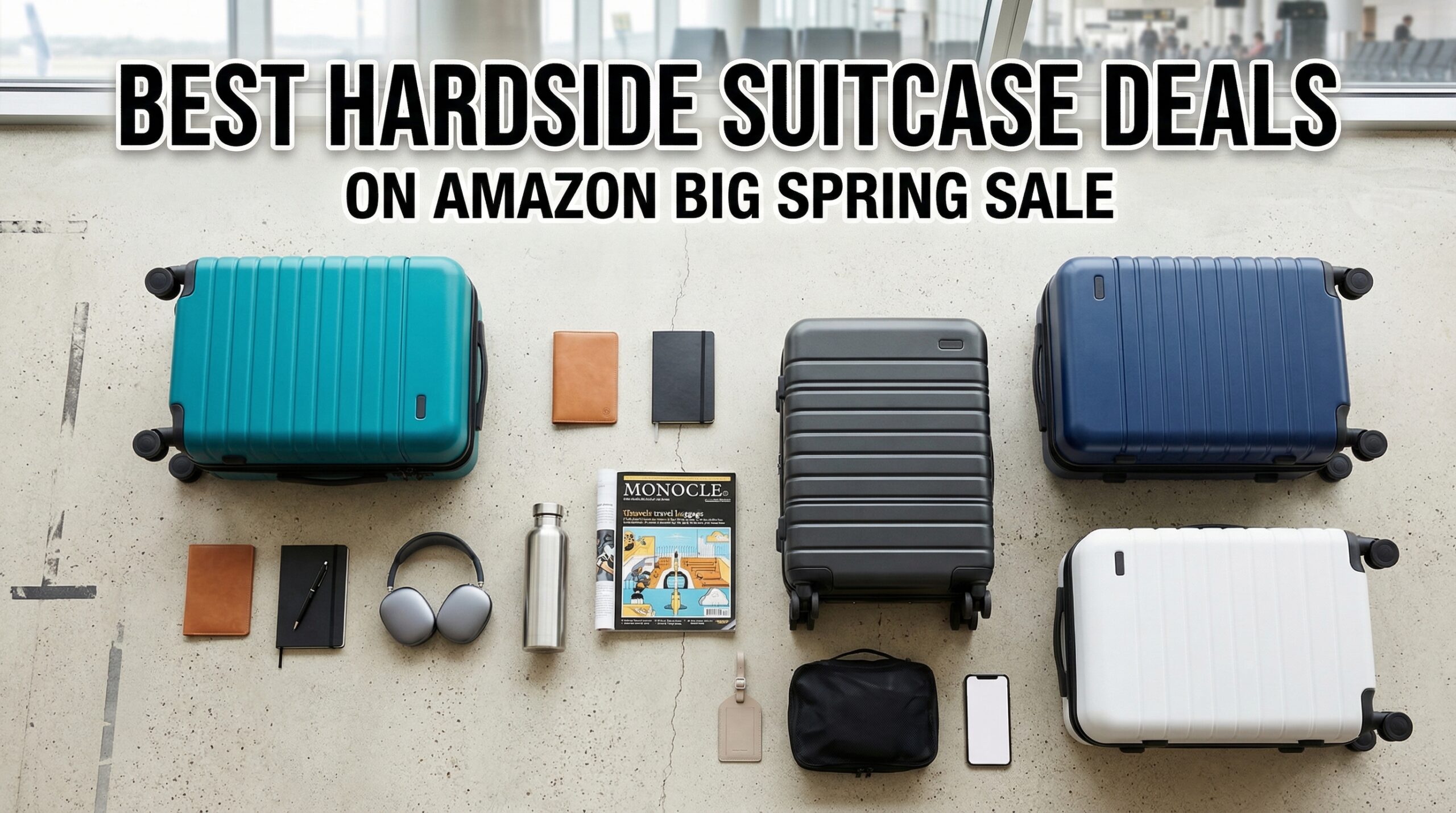 Best Big Spring Sale Hardside Suitcase Deals on Amazon