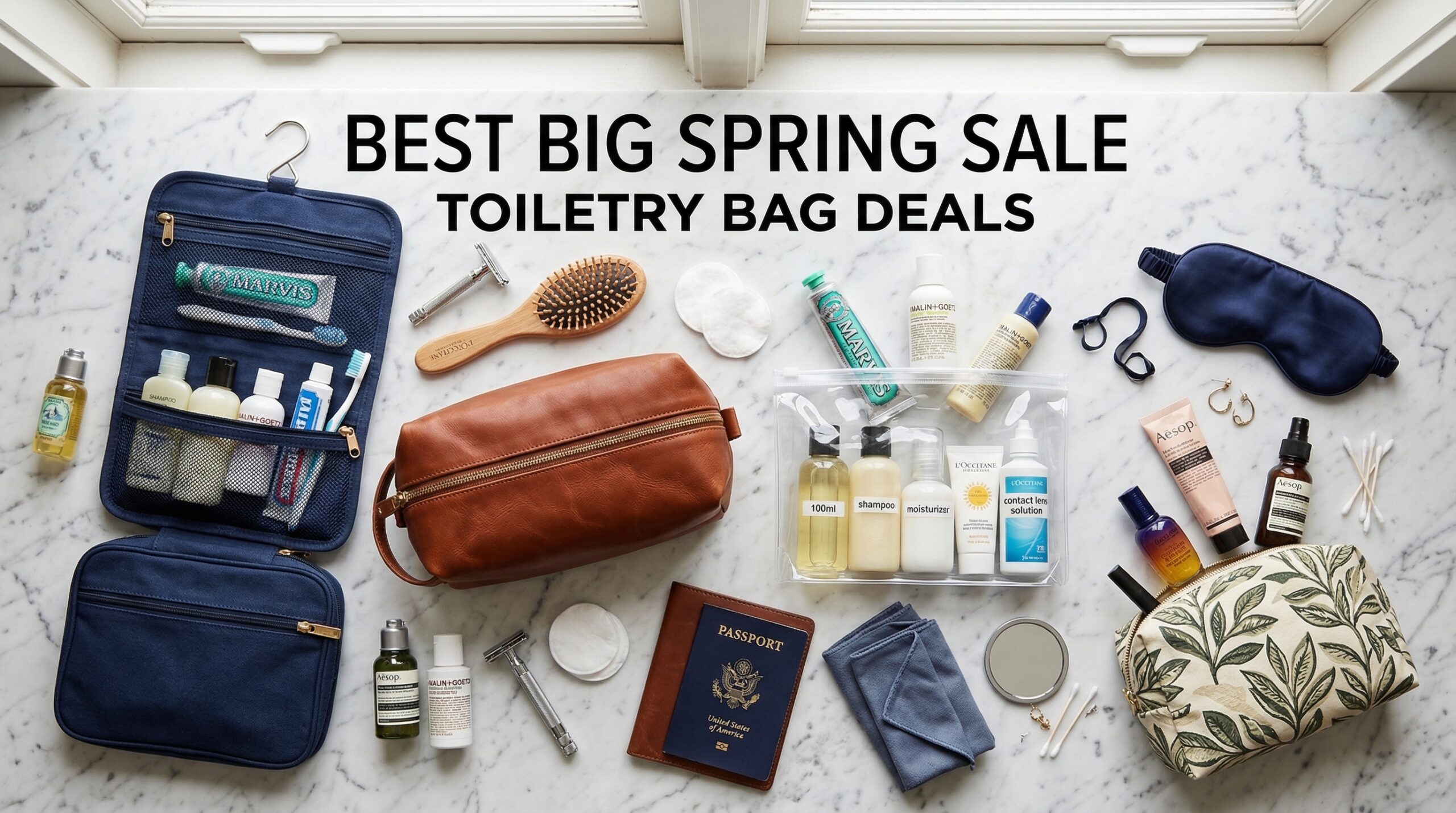 Best Big Spring Sale Toiletry Bag Deals on Amazon