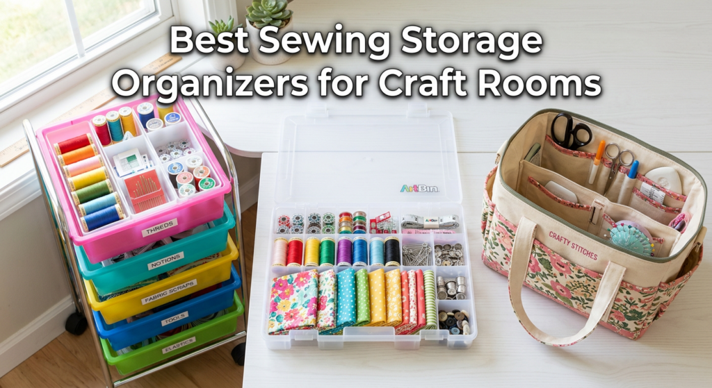 Current image: Best Sewing Storage Organizers for Craft Rooms