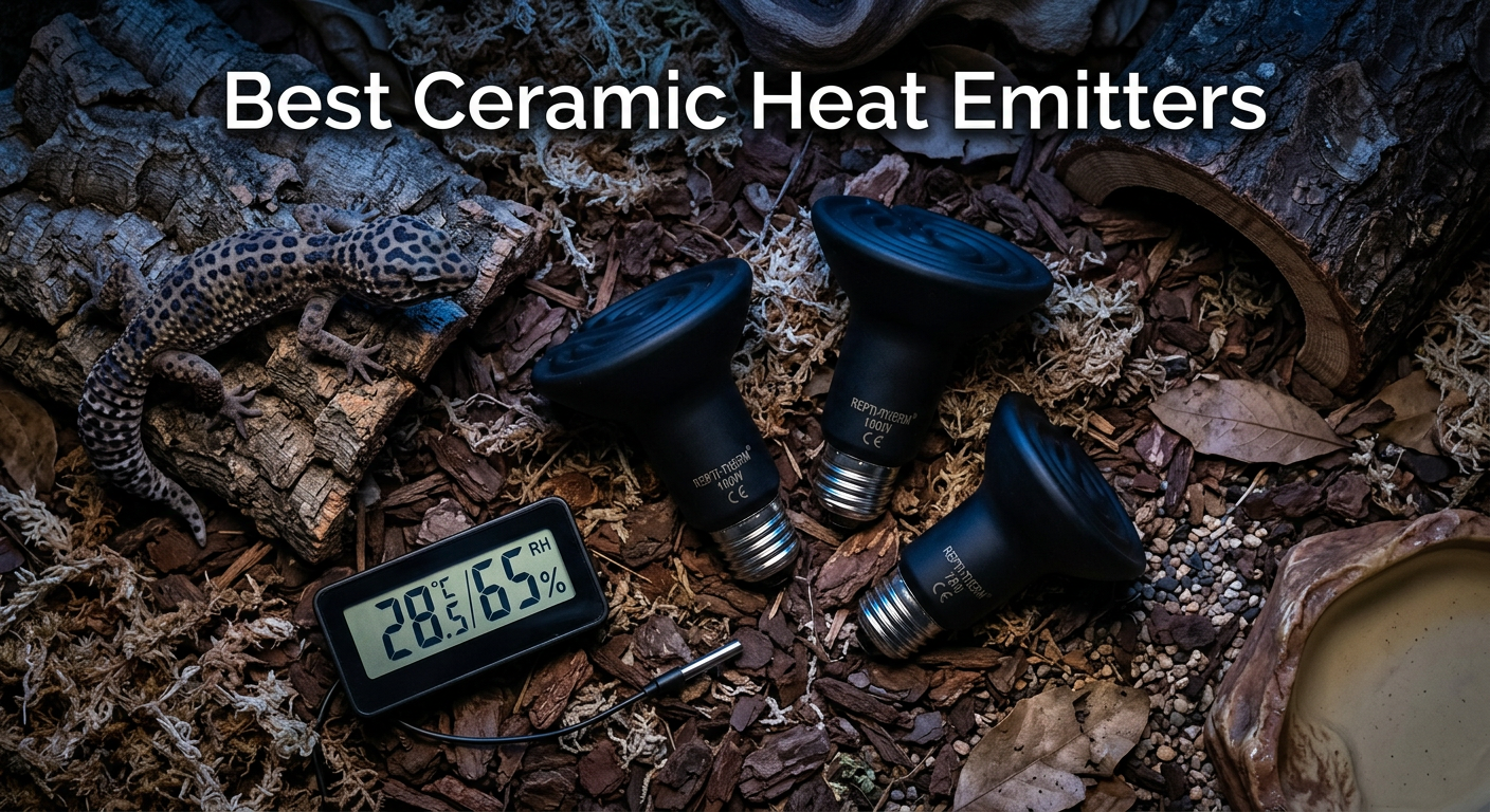 Best Ceramic Heat Emitters for Reptile Enclosures
