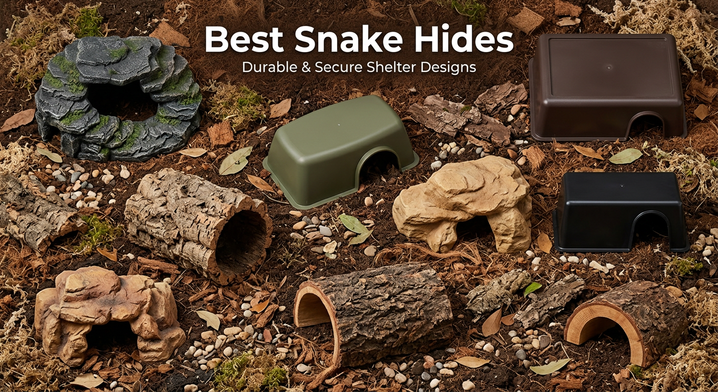 Best Snake Hides for Reptile Tanks