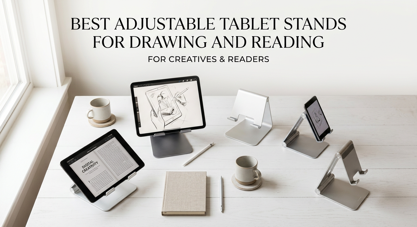 Best Adjustable Tablet Stands for Drawing and Reading