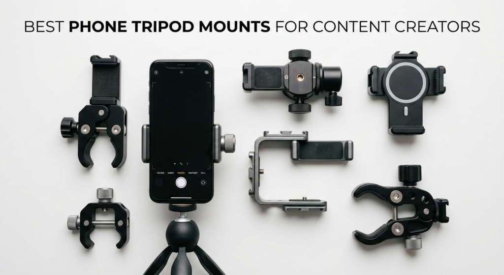 Current image: Best Phone Tripod Mounts for Content Creators