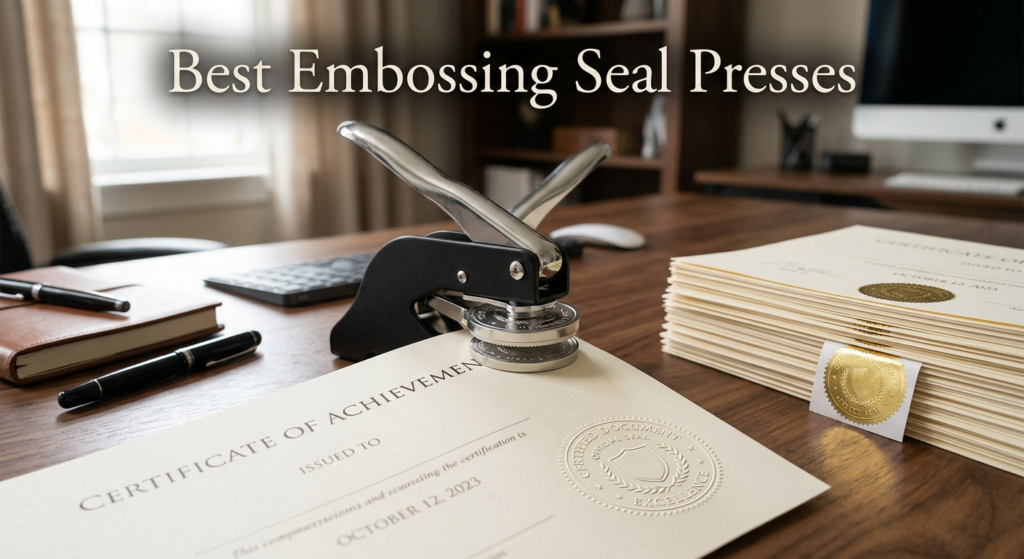 Current image: Best Embossing Seal Presses for Official Documents