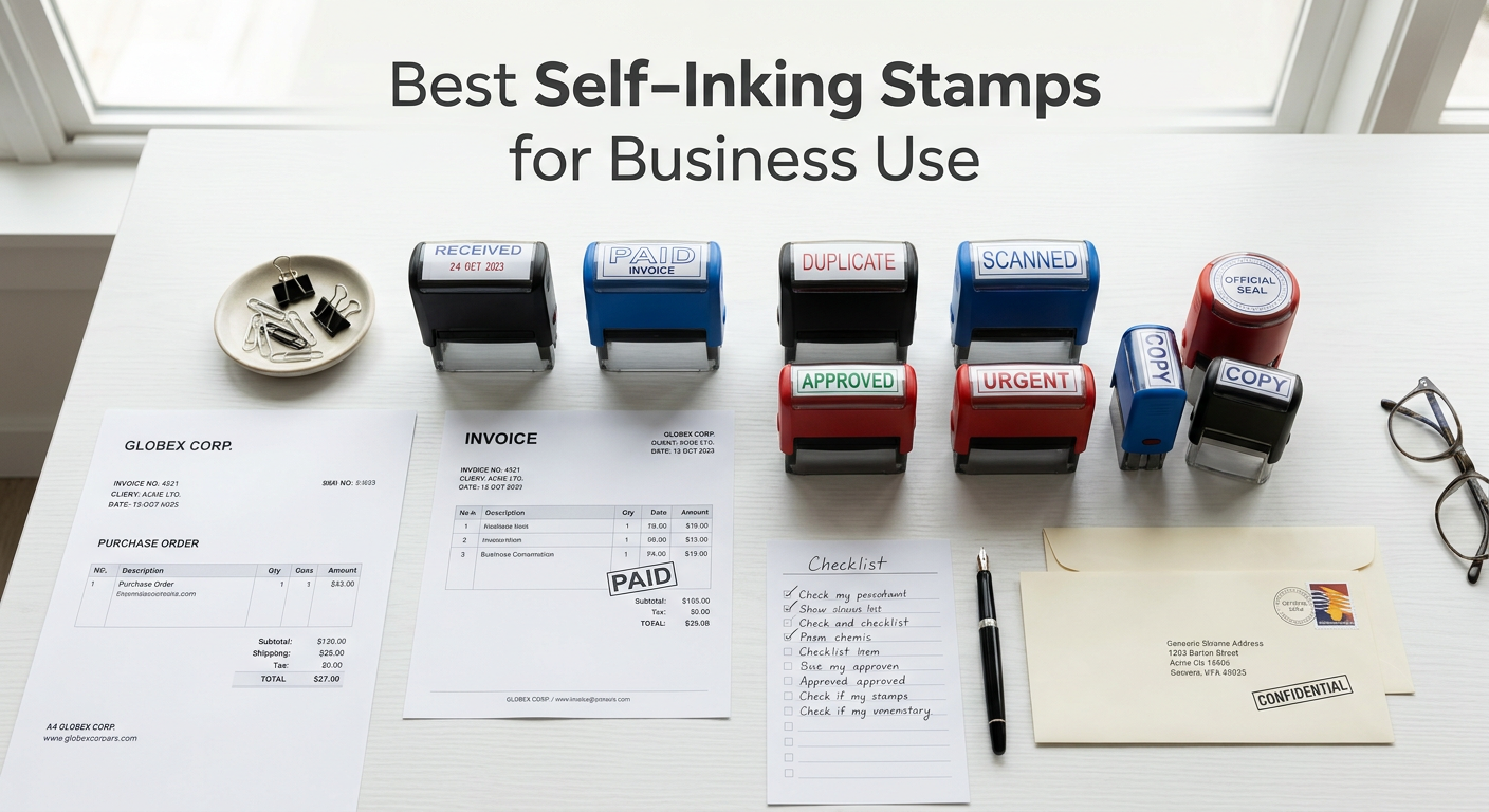 Best Self-Inking Stamps for Business Use