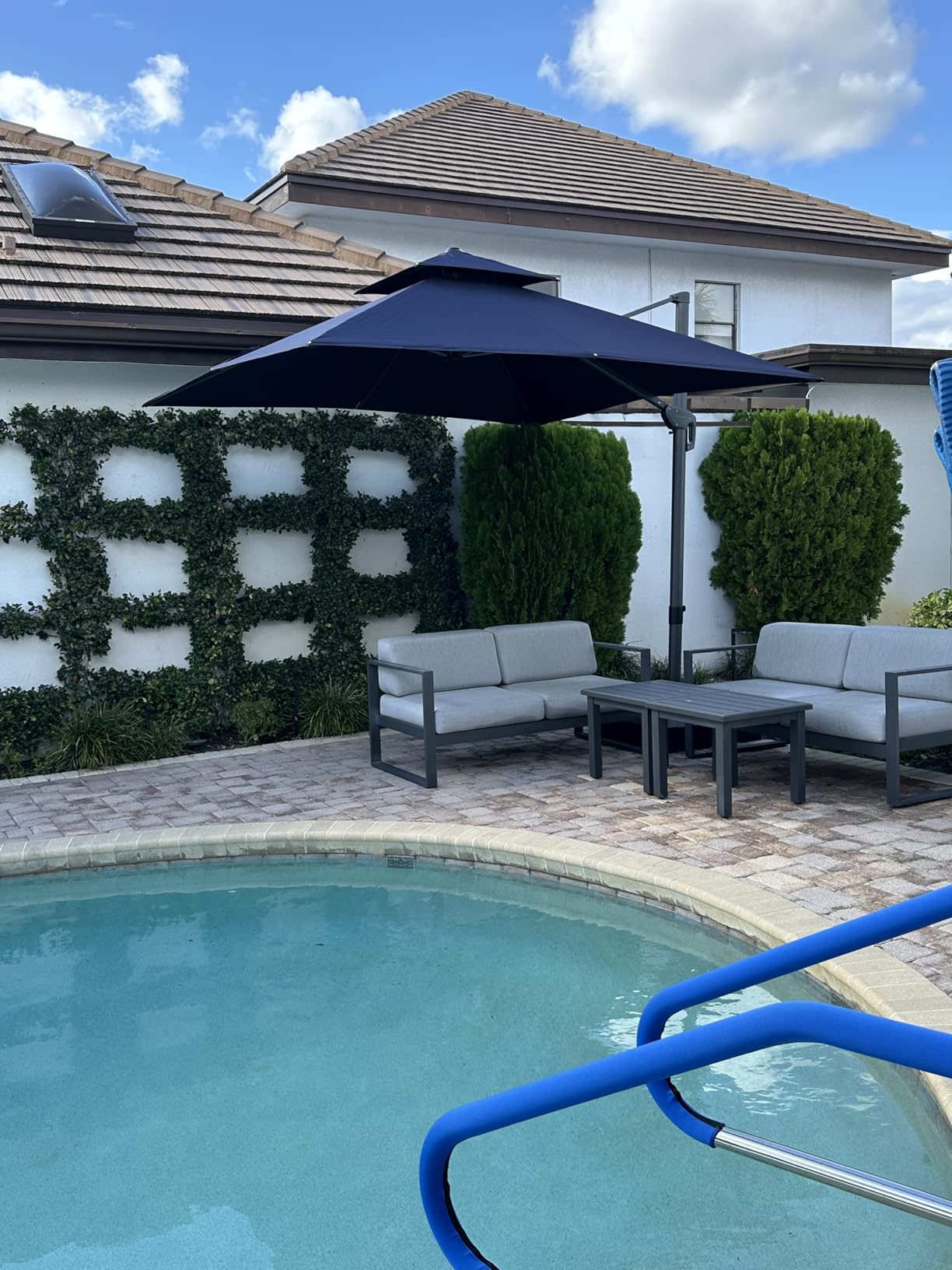 PURPLE LEAF 15ft Patio Market Umbrella Review: Shade & Style for Large Spaces – Review Image