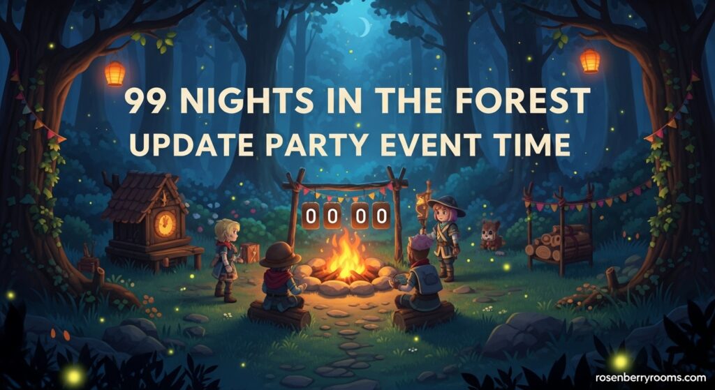 99 Nights in the Forest Update Party Event Time