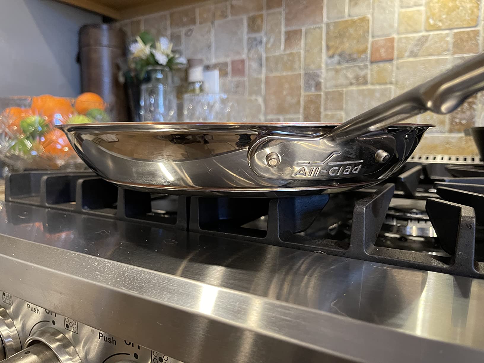 All-Clad Copper Core 5-Ply Stainless Steel Fry Pan 12 Inch Induction Oven Broiler Safe 600F Cookware Silver customer photo 1