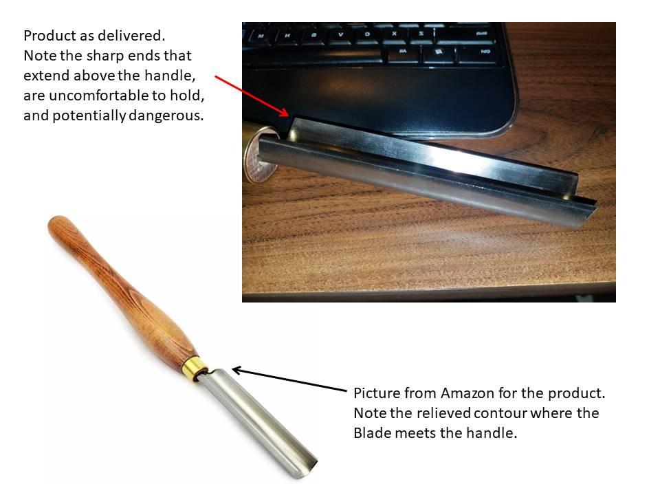 Crown Tools 231W 1.25-Inch Roughing Out Gouge customer photo 1