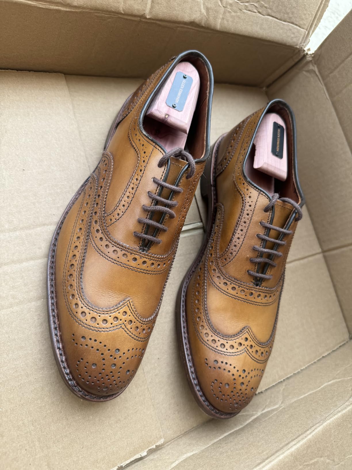 Allen Edmonds Men's McAllister Wing Tip Boot customer photo 2