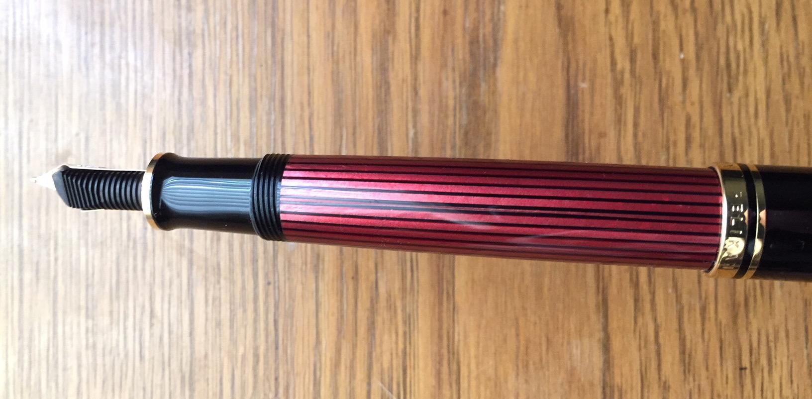Pelikan Premium M600 EF Fountain Pen, Black/Blue customer photo 1
