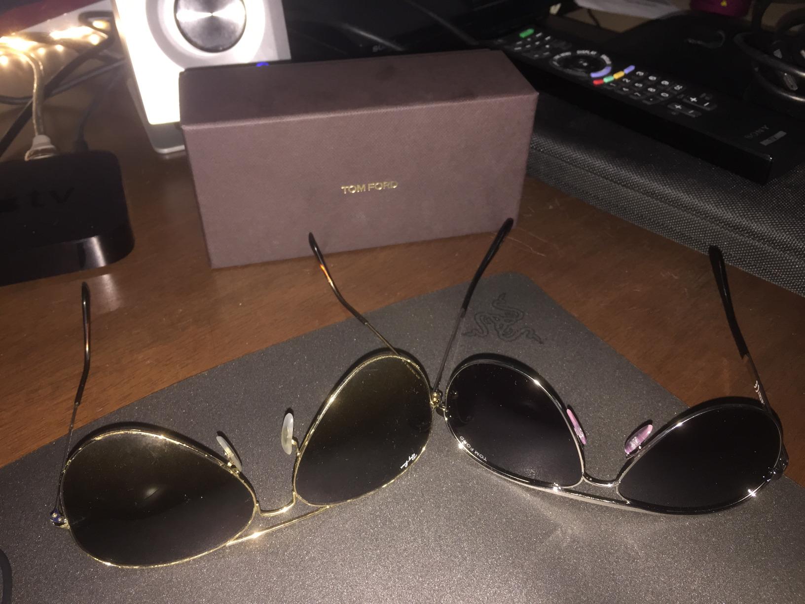 Tom Ford Marko Aviator Polarized Sunglasses FT0144 Silver customer photo 2
