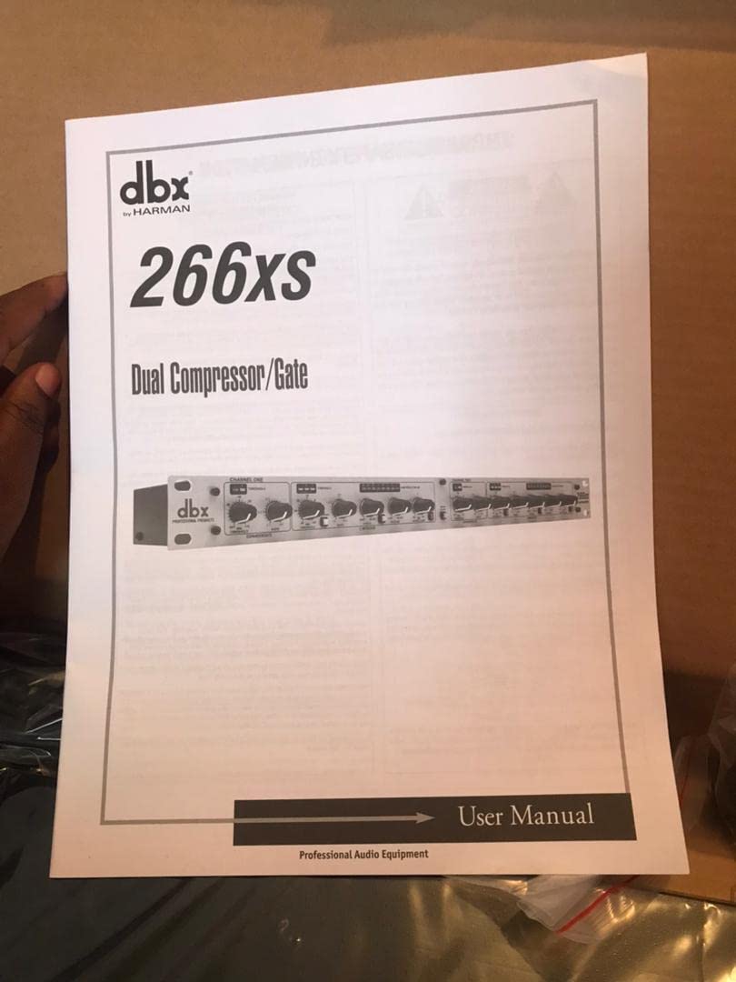 266xs Professional Audio Compressor/Gate Dynamic Effects Processor with Sidechain Insert. For Portable, Tour, Studio. 1U Single Rack Space, Silver customer photo 2