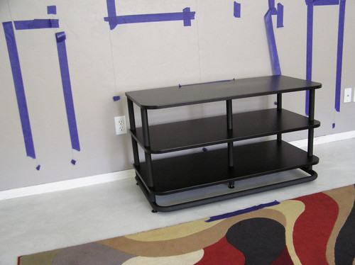Sanus Heavy Duty Stand For AV Equipment - Versatile Design Looks Great Holding A TV In The Living Room Or Supporting Up To 400lbs of Heavy Audio Equipment customer photo 2