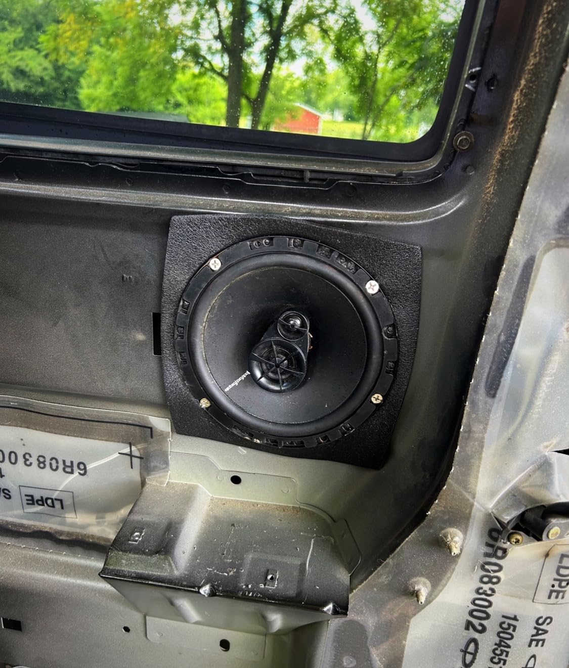 Install Bay Speaker Baffle 6 1/2 Inch Round Large Frame Pair-VXT62 customer photo 2