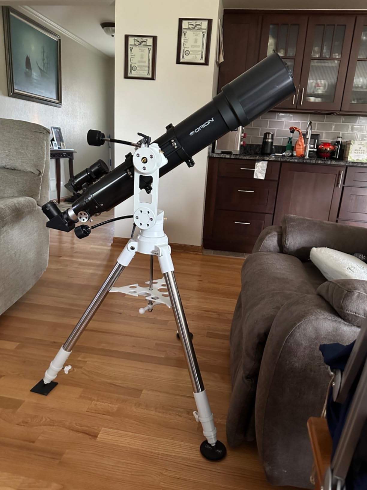Twilight I Adjustable Angle Alt-Azimuth Telescope Mount customer photo 1