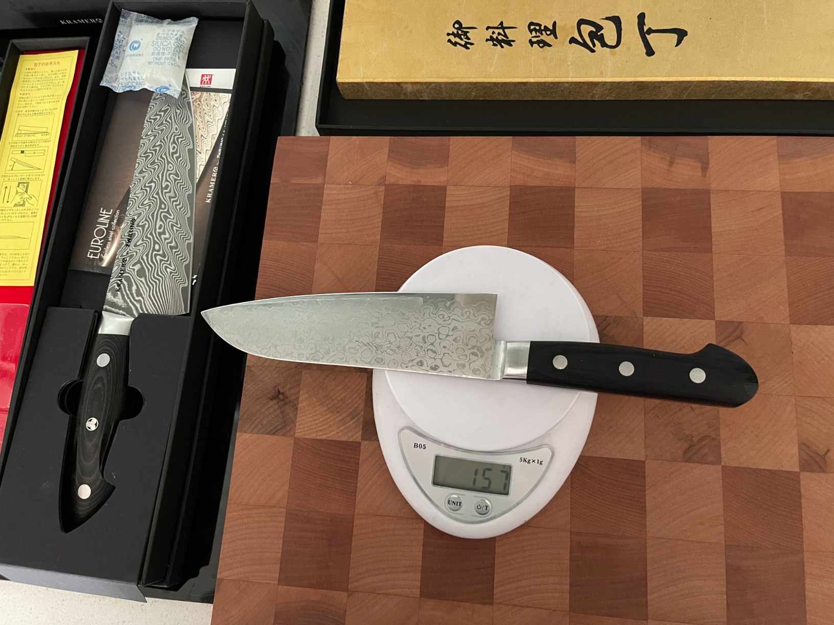 KRAMER by ZWILLING EUROLINE Damascus Collection 7-inch Santoku Knife customer photo 2