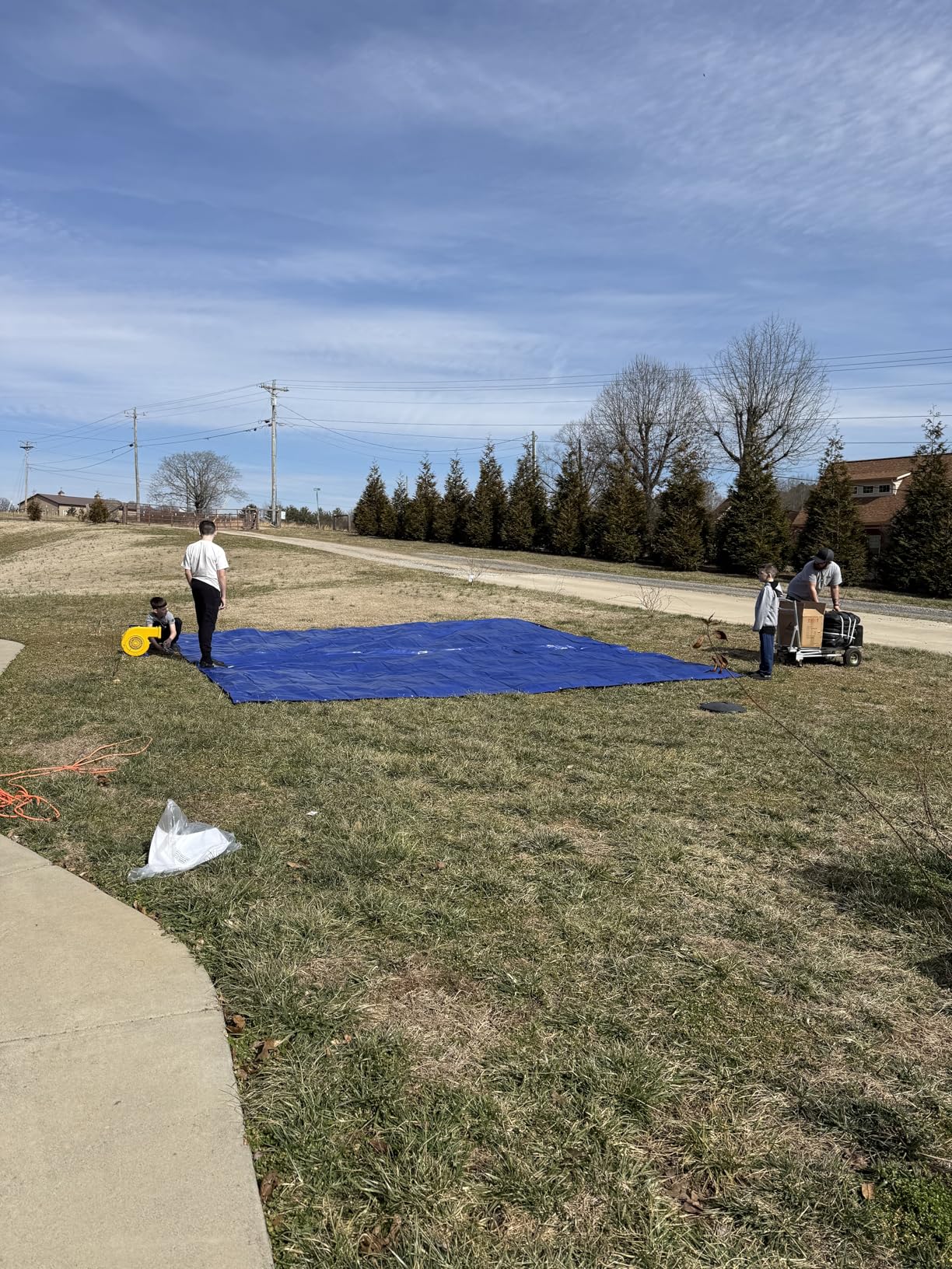 JumpOrange 14'x14' Commercial Safari Inflatable Bounce House - 13ft Tall Heavy Duty 15oz PVC Bouncer with Blower & Basketball Hoop- Indoor& Outdoor Rental Grade customer photo 1