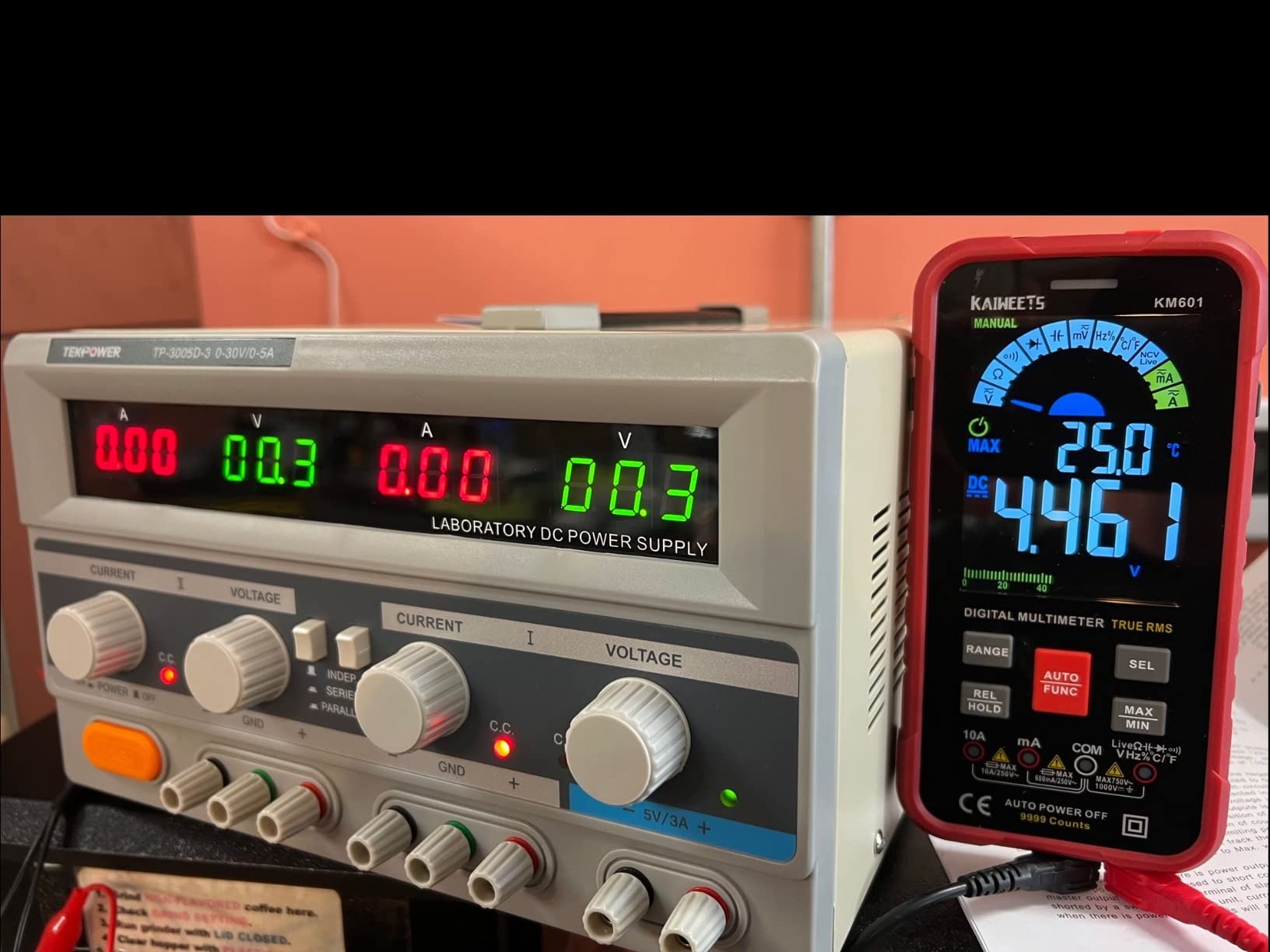 Tekpower TP-3005D-3 Digital Variable Triple Outputs Linear-Type DC Power Supply, 0-30 Volts @ 0-5 Amps customer photo 2