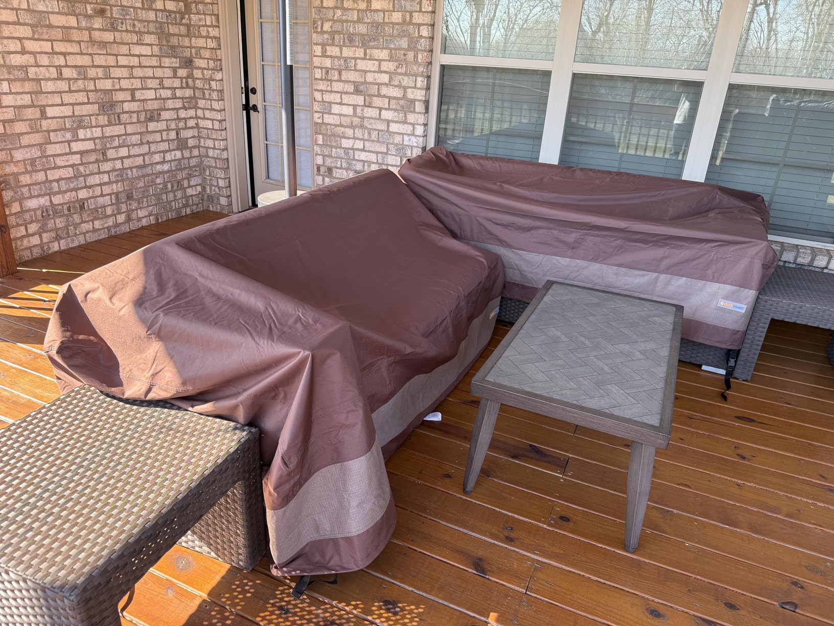 DUCKCOVERS Ultimate Waterproof Outdoor Loveseat and Sofa Cover, 77