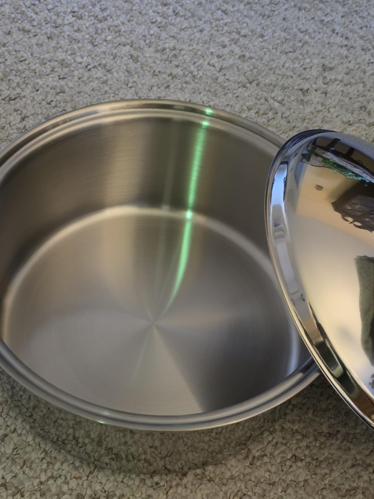 8 Quart Stock Pot with Lid - Titanium Strengthened 316Ti Stainless Steel with 5-Ply Construction - Induction-Ready and Fully Clad, Made in USA customer photo 1