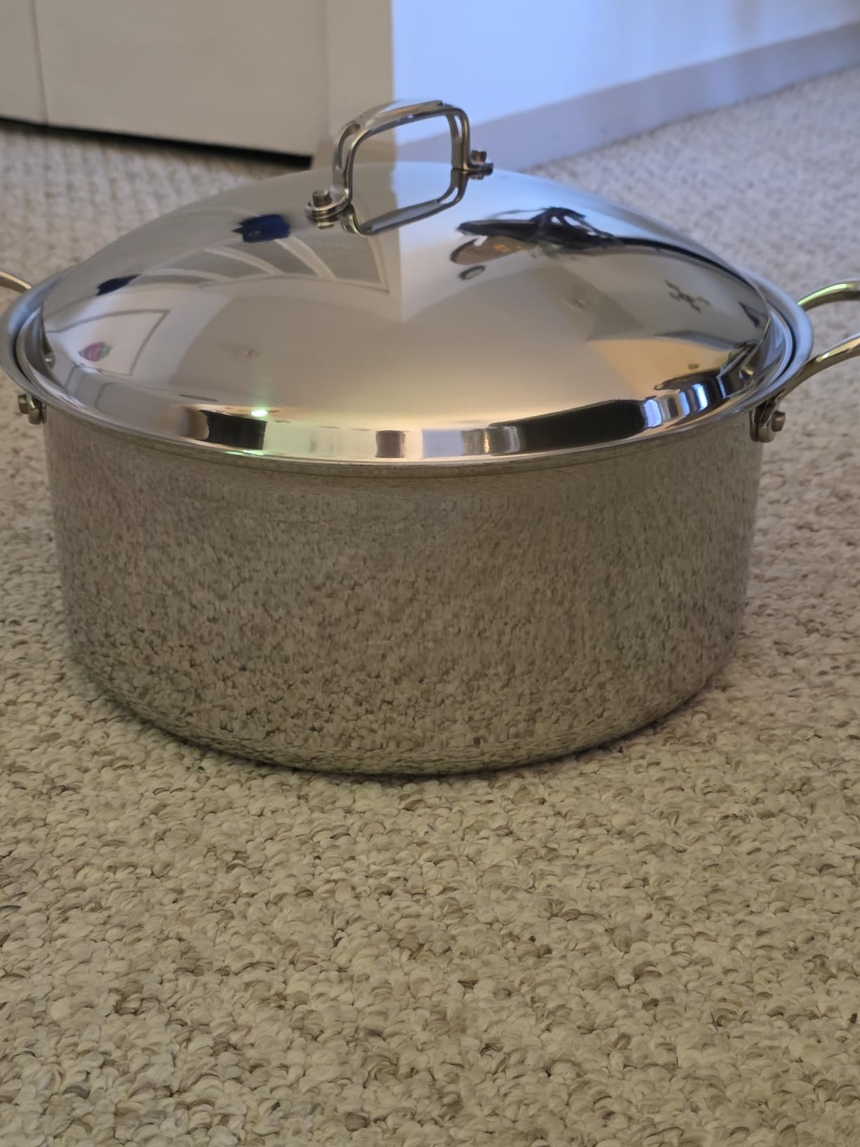 8 Quart Stock Pot with Lid - Titanium Strengthened 316Ti Stainless Steel with 5-Ply Construction - Induction-Ready and Fully Clad, Made in USA customer photo 2
